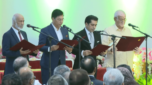 শপথ নিচ্ছেন চার মন্ত্রী